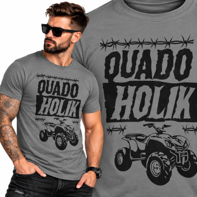KOSZULKA  ŚMIESZNA  QUAD HOLIK